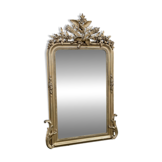 Napoleon III mirror with bird pediment 112 x 67
