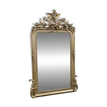 Napoleon III mirror with bird pediment 112 x 67