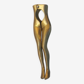 “woman’s legs” nut cracker in bronze