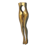 “woman’s legs” nut cracker in bronze