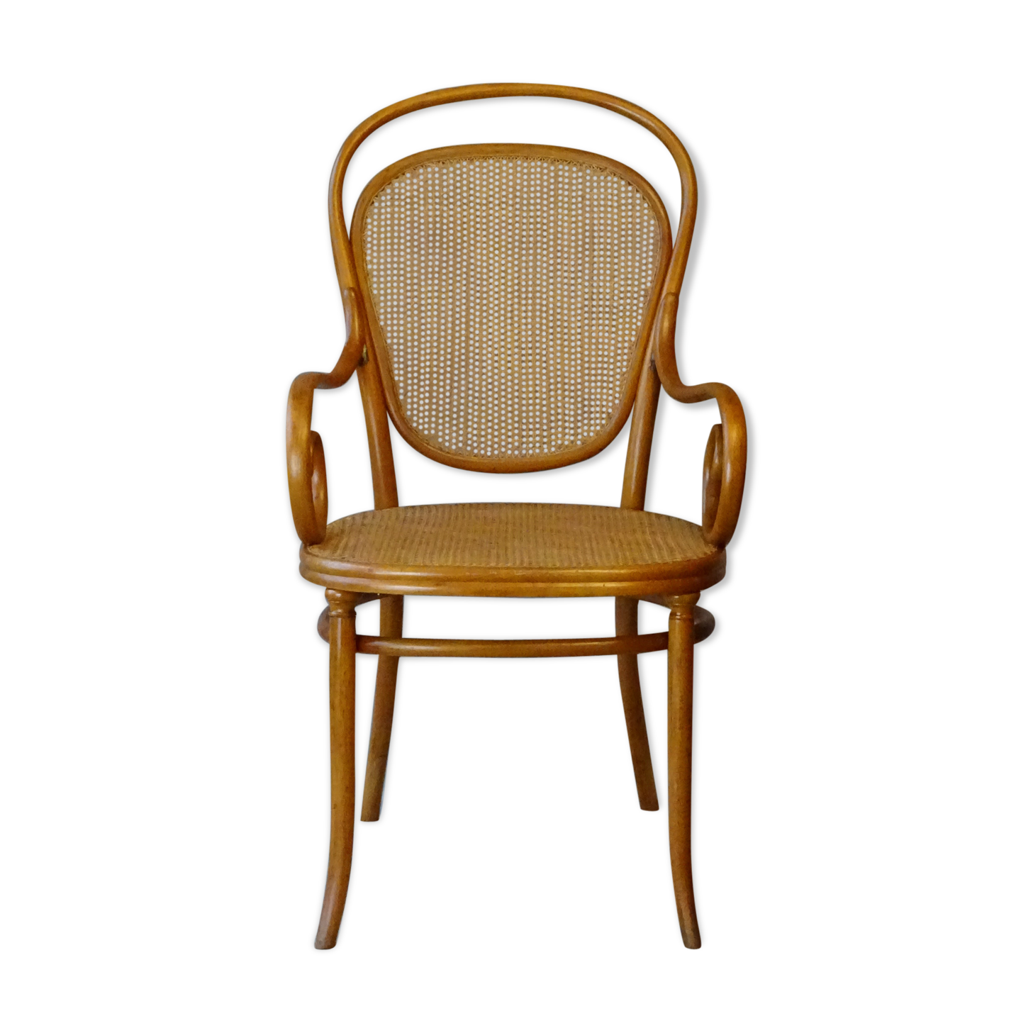 Fauteuil Thonet N°12 1875, cannages d'origine