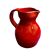 Max Idlas, large burgundy ceramic pitcher, France, 1960s