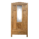 Parisian Art Deco wardrobe in raw oak, renovated.