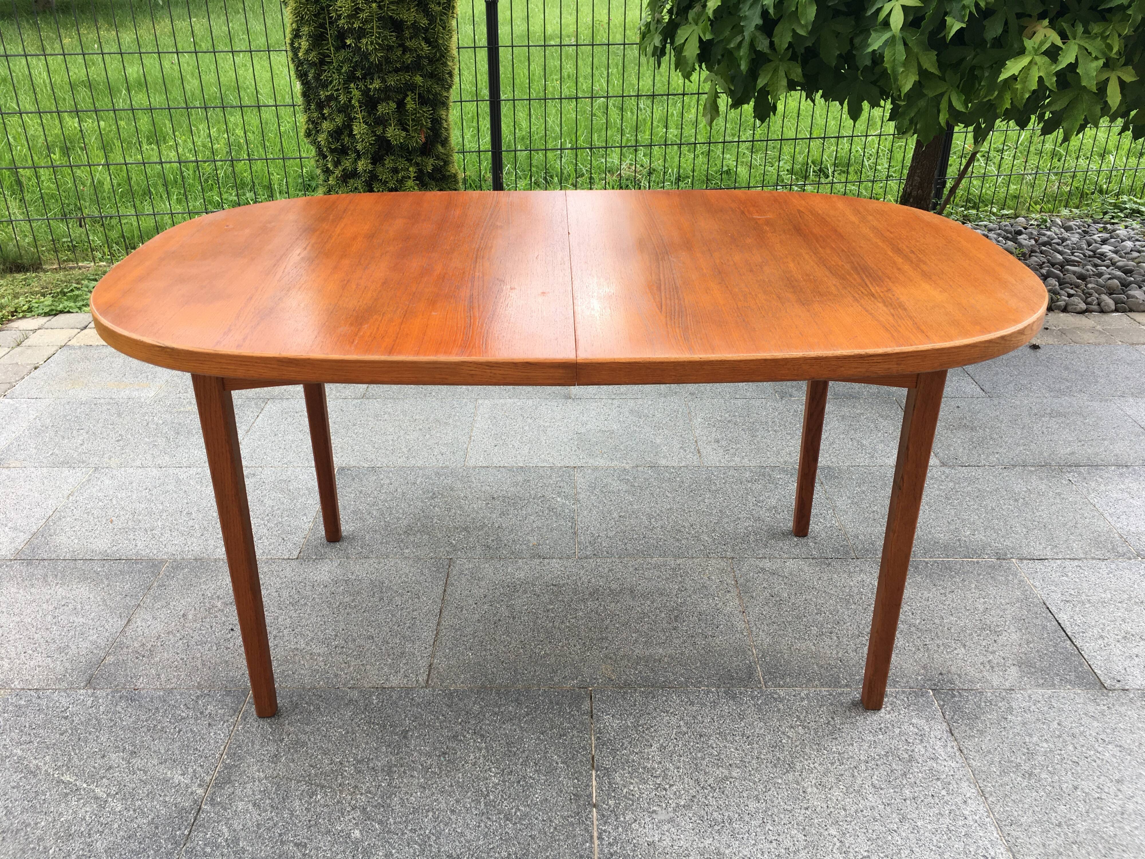 Scandinavian dining table B.fridhagen bodafors Sweden 60s