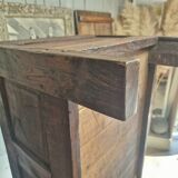 Antique solid oak chest