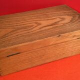 Light oak wooden box