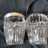 1960 / Cristal d'Arques? / 2 Ice Buckets