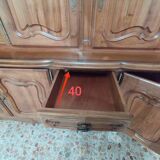 Provençal sideboard in solid walnut