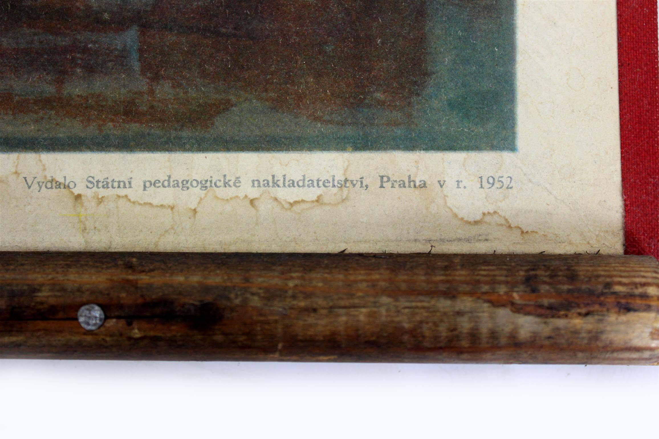 Czech Industrial Poster by Frantisek Bilek, 1950s