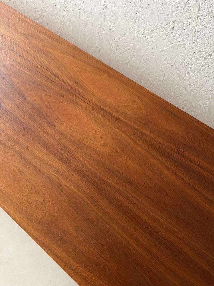 Vintage minimalist sideboard 1960s walnut