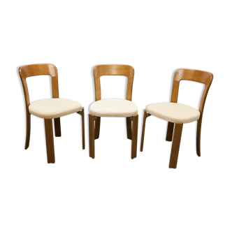 Set of 3 Bruno Rey chairs for Dietiker Basel 1970