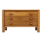 Solid Elm Chest of Drawers - Atelier Chauvin - 1960
