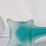 Vintage glass paste soliflore vase