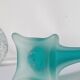 Vintage glass paste soliflore vase