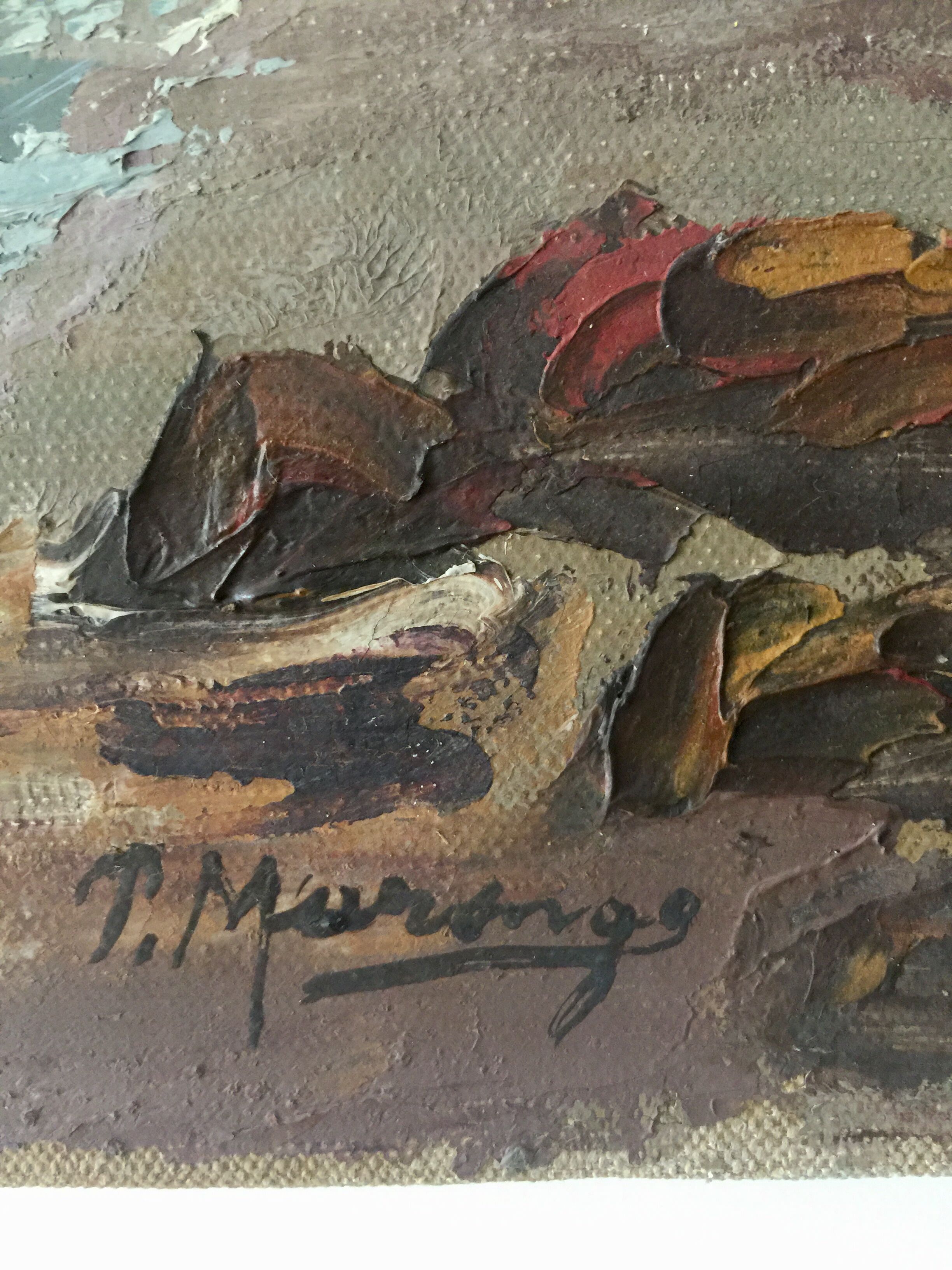 Oil on canvas paul marango nice