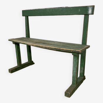 Banc ancien patiné