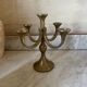 Solid Brass Brutalist Chandelier