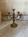 Solid Brass Brutalist Chandelier