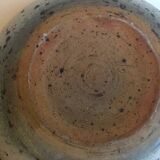 Teapot + 4 bowls in pyrite stoneware from Puisaye, Mr. Isambert Robert Deblander