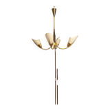 Four-light opaline chandelier