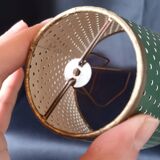 Perforated clip-on lampshade