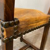 Chaise à dos espagnol d'époque Renaissance XVIe siècle