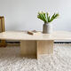 Low table in travertine