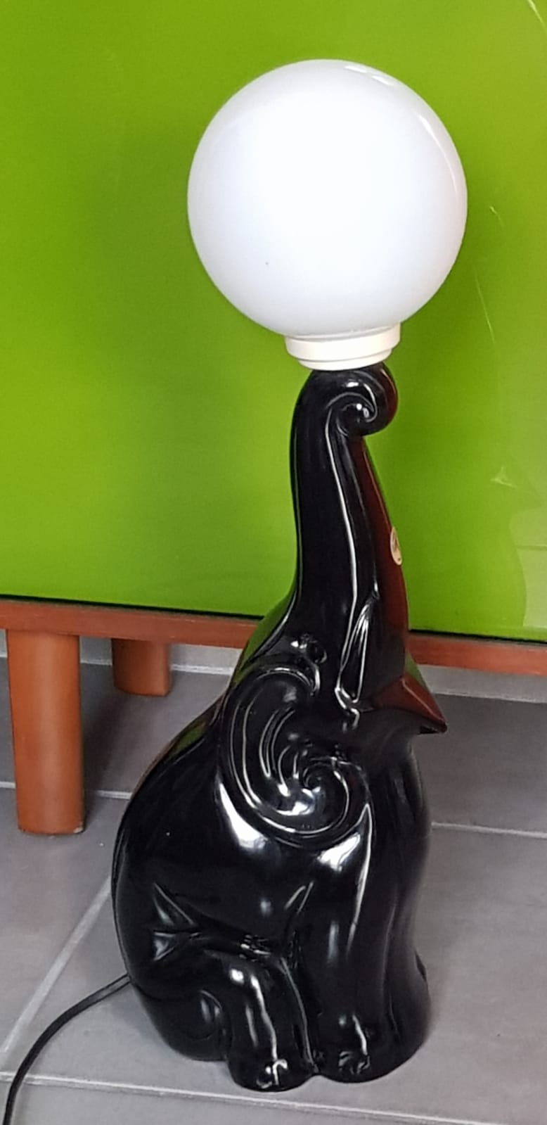 Ceramic lamp Delft 1980