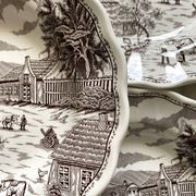 Swiss landscape Italy 25-piece dinner and soup plates