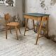 Bureau et chaise enfant pieds compas