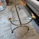Vintage coffee table from the 70s – Hollywood Regency style