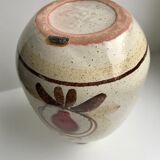 Vintage stoneware vase signed 60s-70s