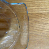 Set of 6 pyrex glass scallops