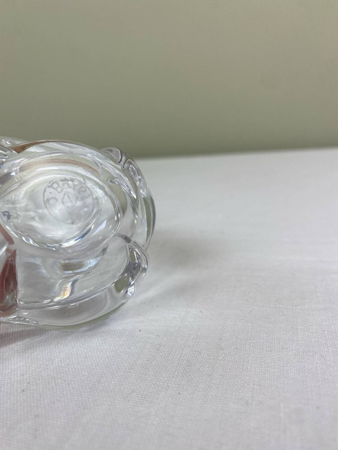 Bayel crystal salt cellars