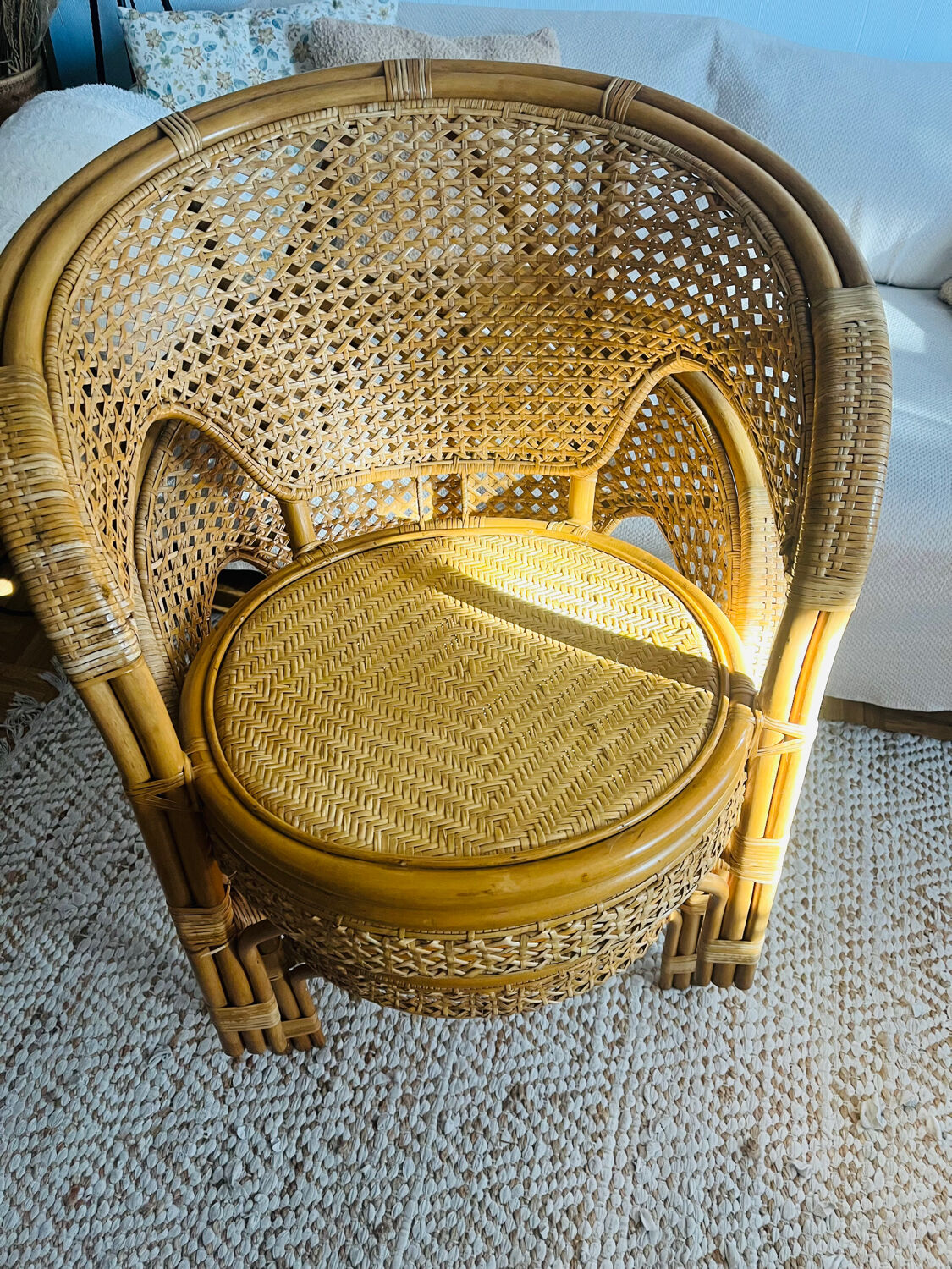 Rattan living room 3 rooms