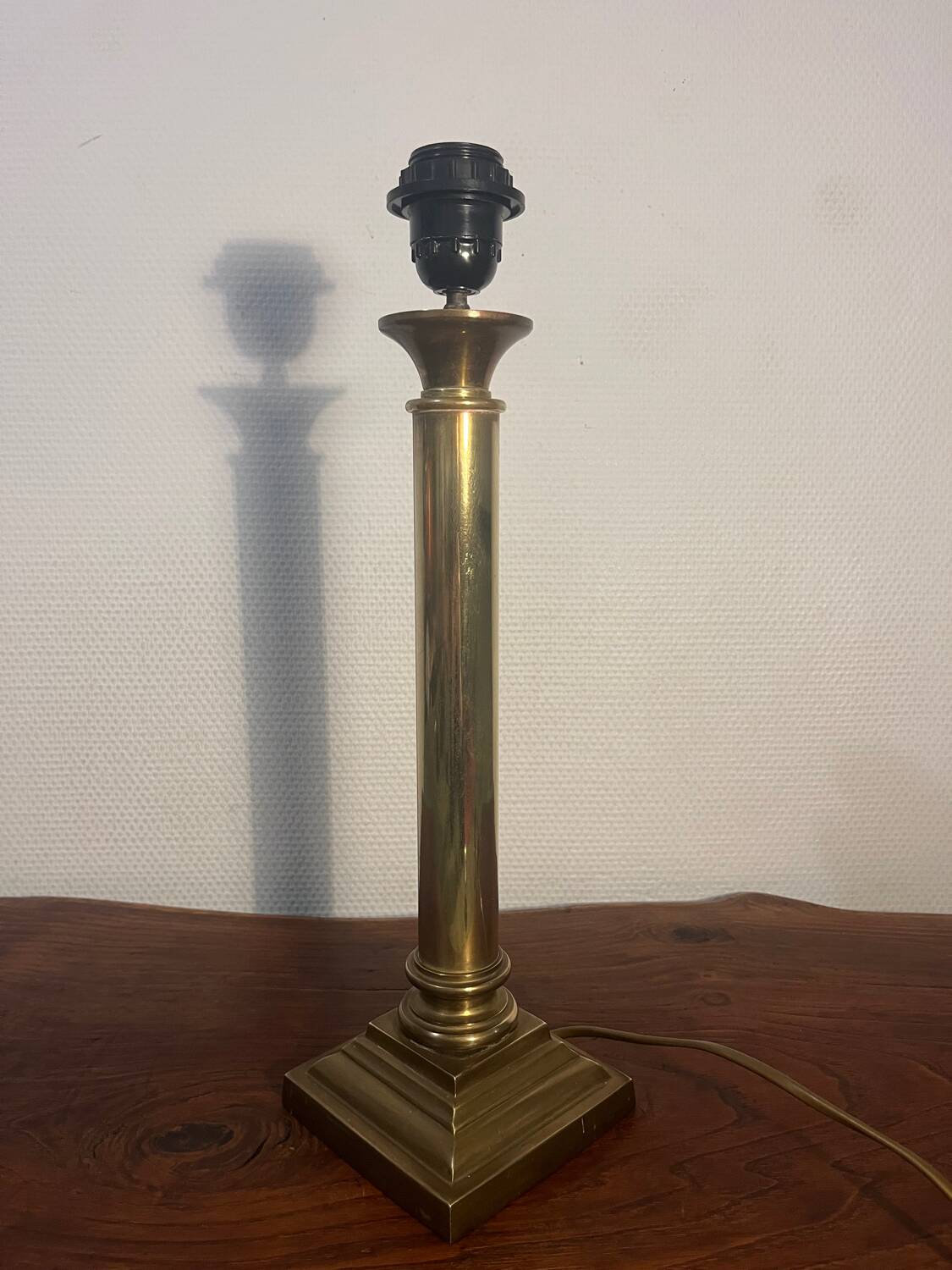 Brass lamp base from the 80s