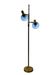 60s 70s 2-bulb adjustable floor lamp by Cosack Leuchten Germany