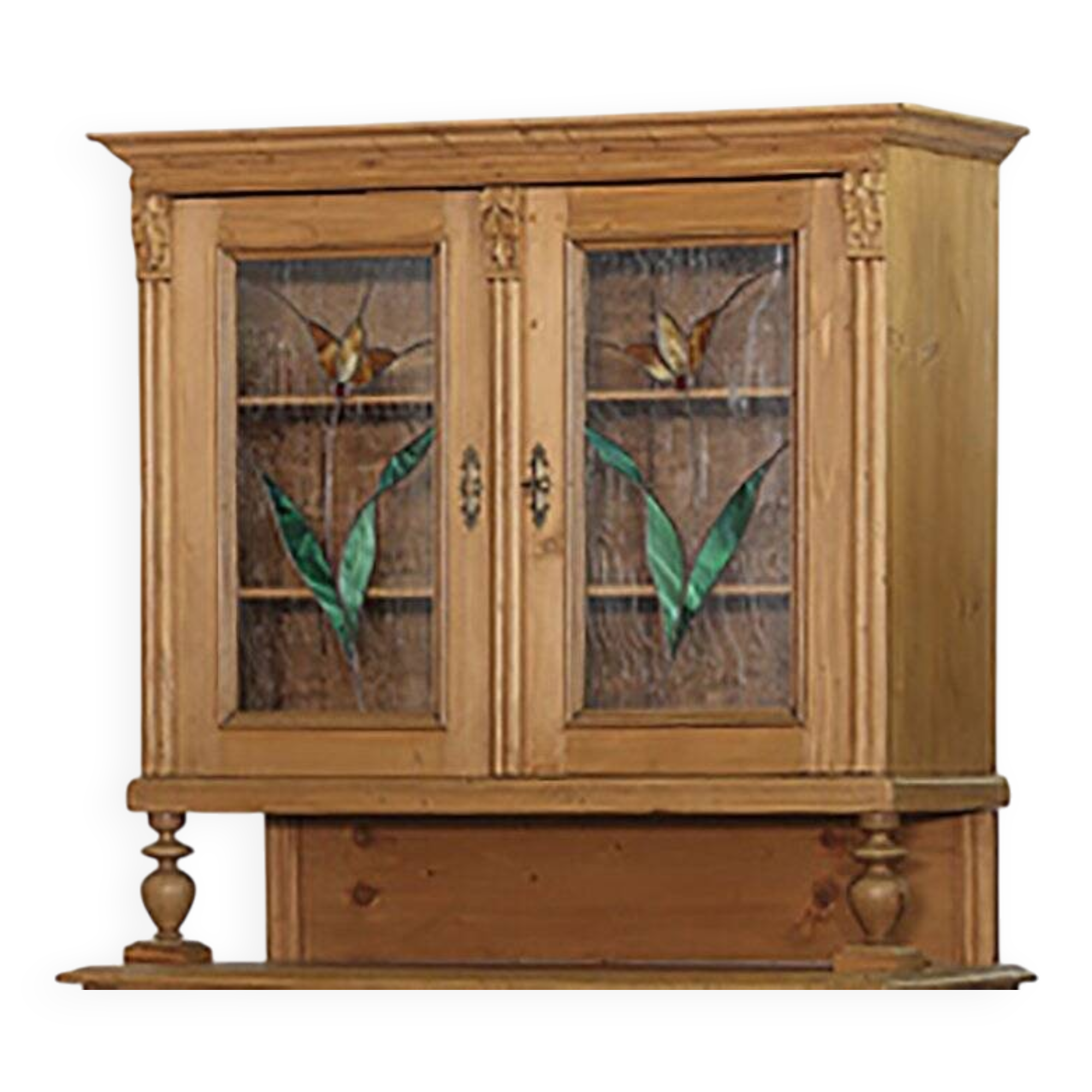 Pine kitchen cupboard, 1920s