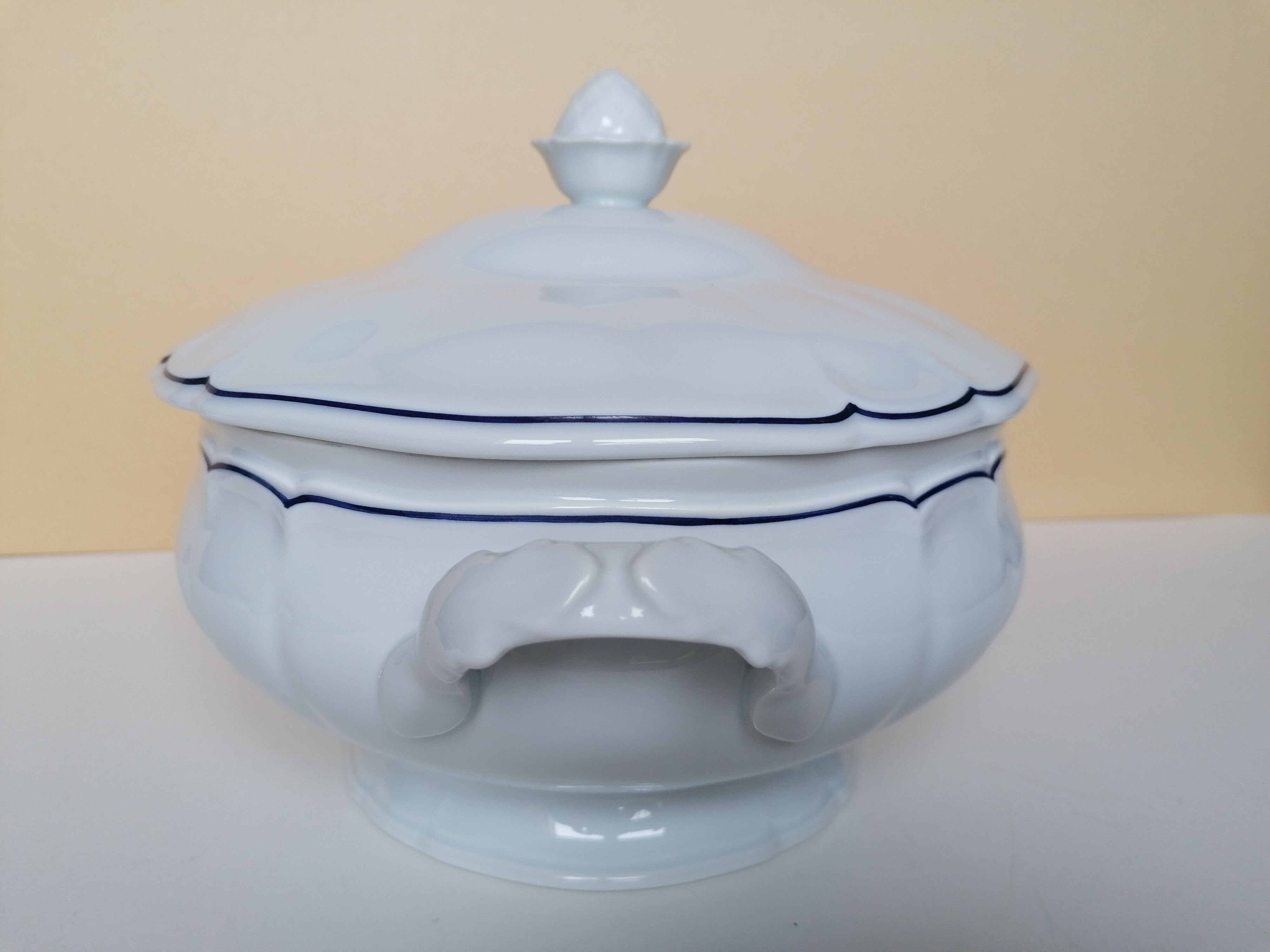 Soup limoges porcelain old great fire