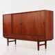 Teak highboard, Danish design, 1970s, production: Denmark