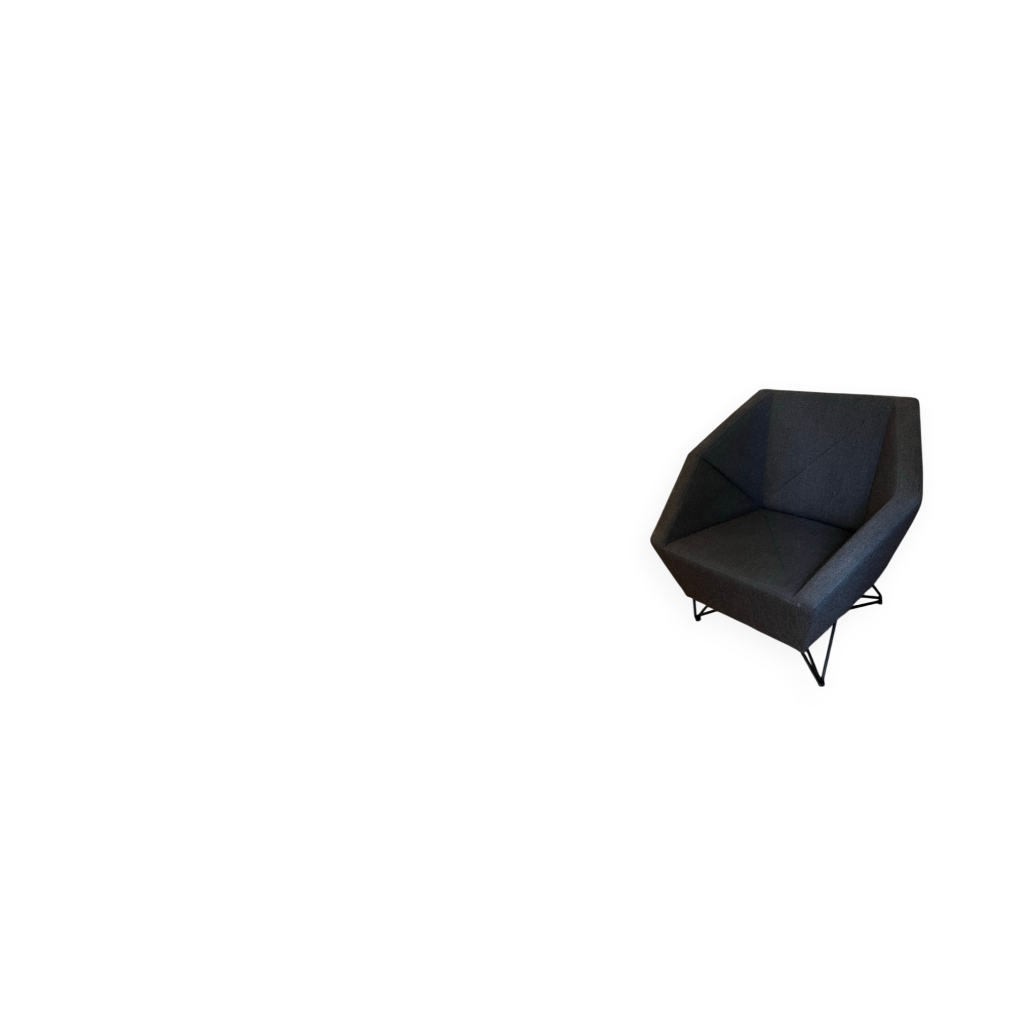 Fauteuil 3angles par Prostoria