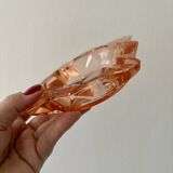 Vintage Luminarc ashtray in pink glass