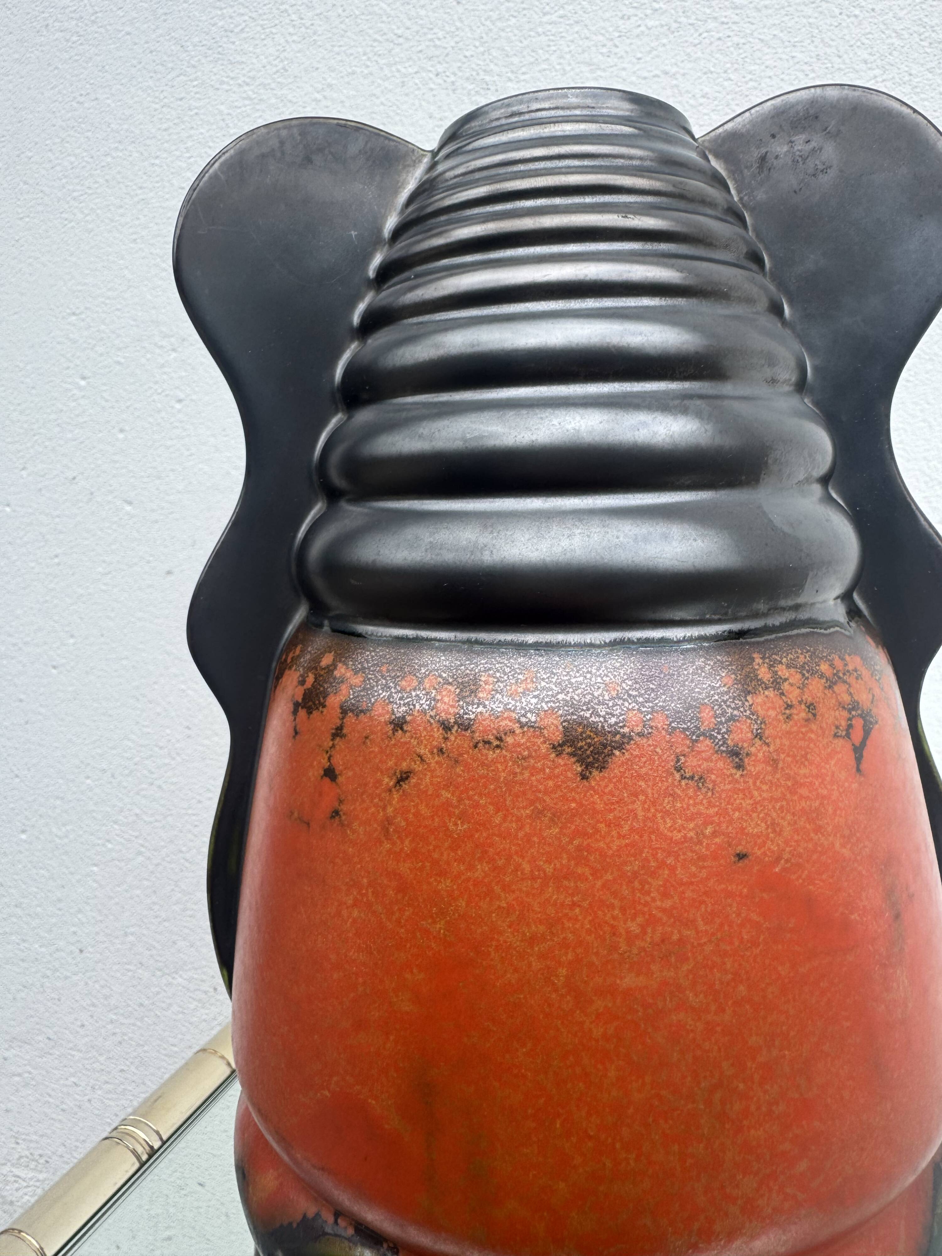 Art Deco ceramic vase Fives Lille