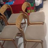 Suite of 4 Baumann sleigh chairs
