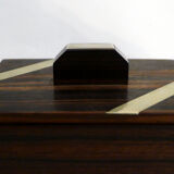 Macassar ebony art deco box