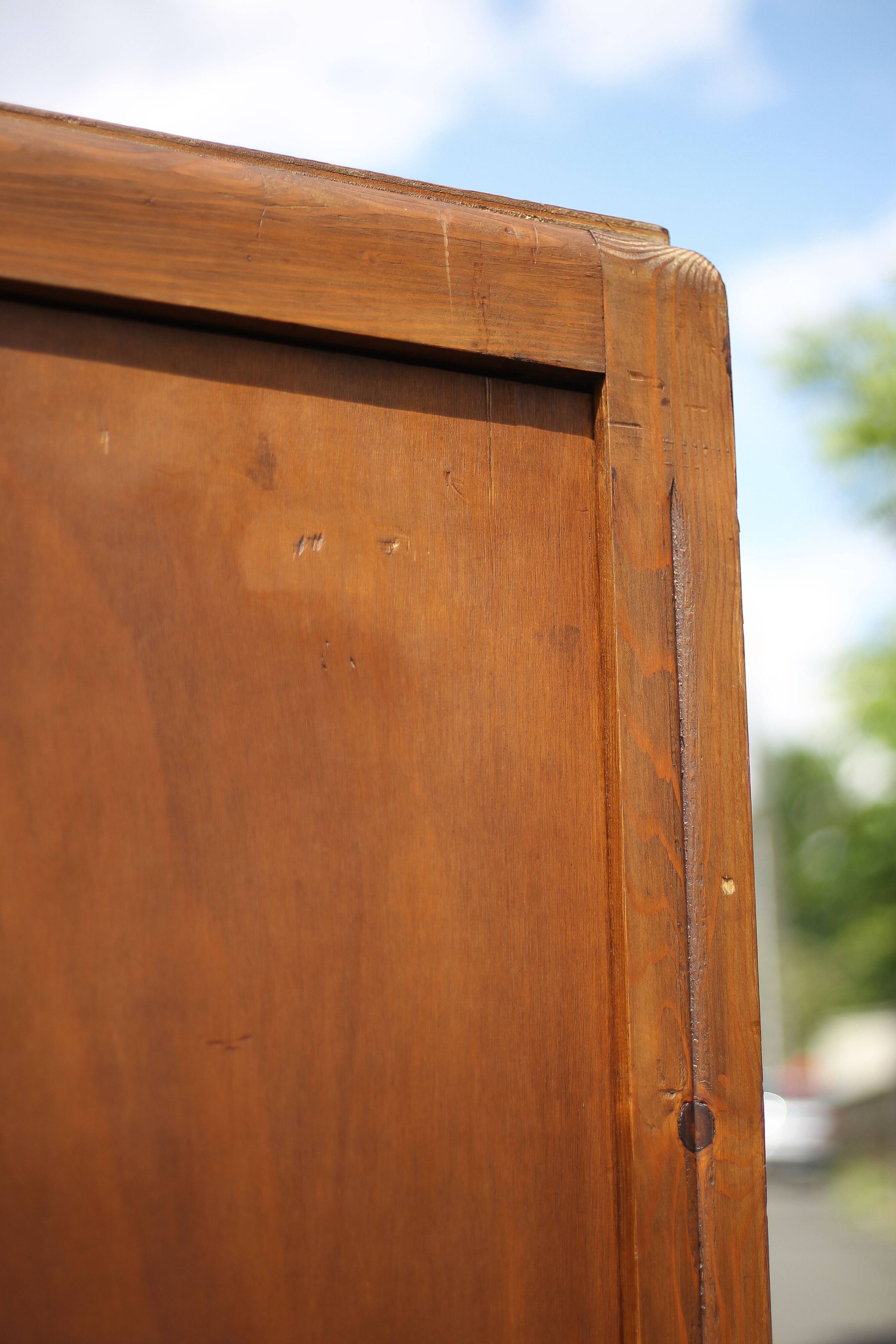 Art deco wooden cabinet, 1 door cabinet, storage unit