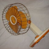 Vintage table fan Moulinex Orange 1970