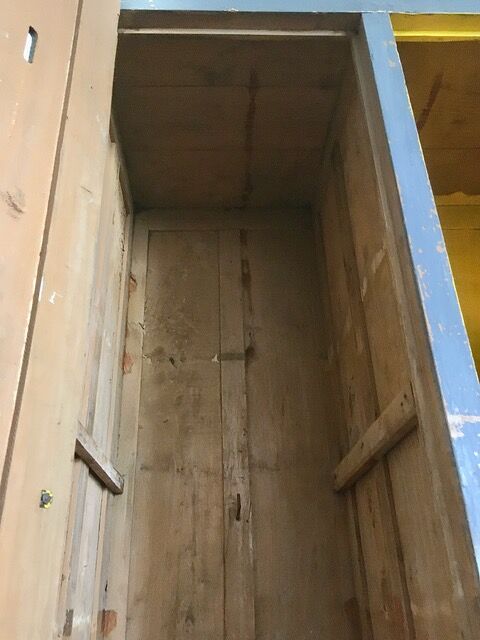 Old wooden cabinet 2 doors