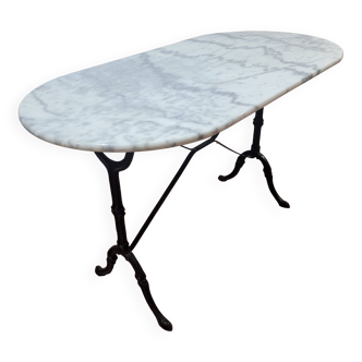 Marble top bistro table