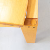 70 beech wood extendable dining table for Ibisco